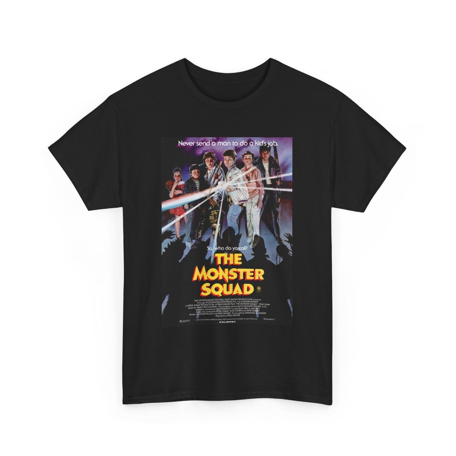 The Monster Squad 1987 Movie Poster T-Shirt For Men Women XL