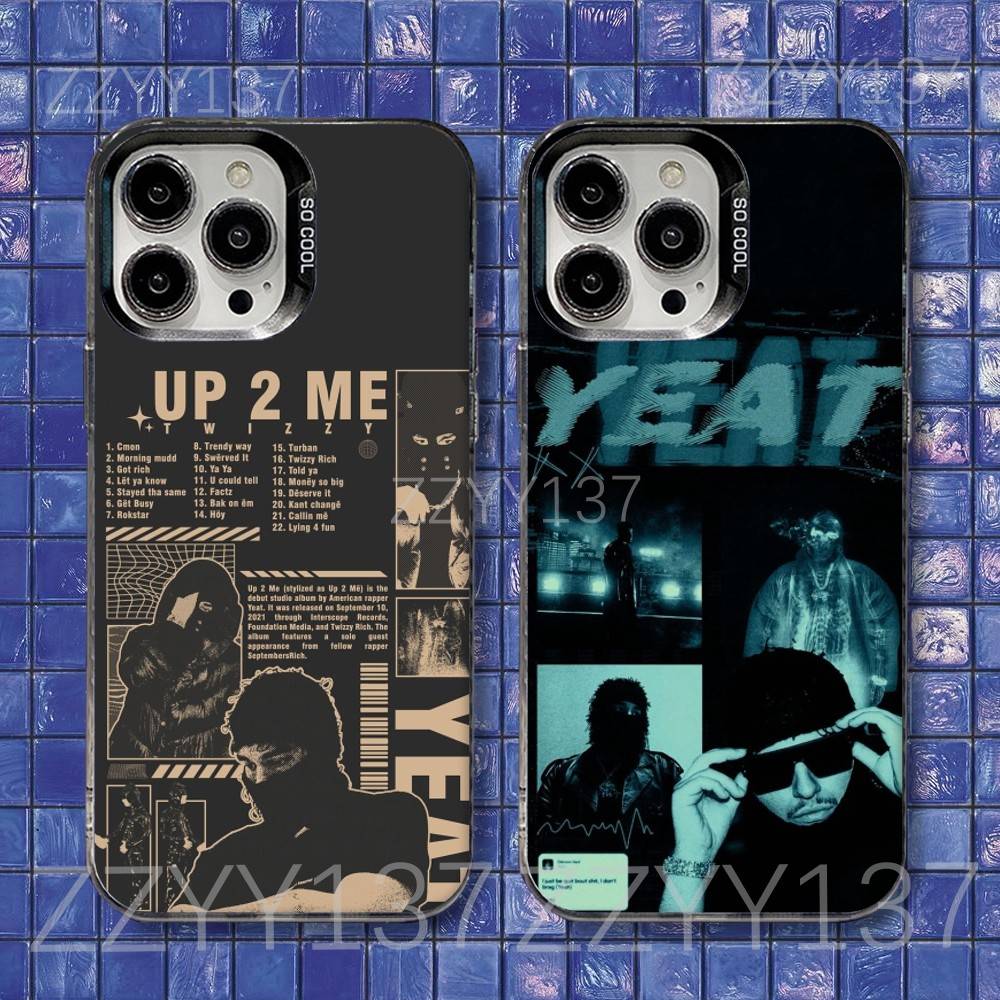 Y-Yeat Rapper Dangerous Summer Telefoonhoesje Voor iPhone 16,15,14,13,12,11,8,7,Pro,Max,Plus,Mini,XS,SE Schokbestendige Mat Zwarte Cover