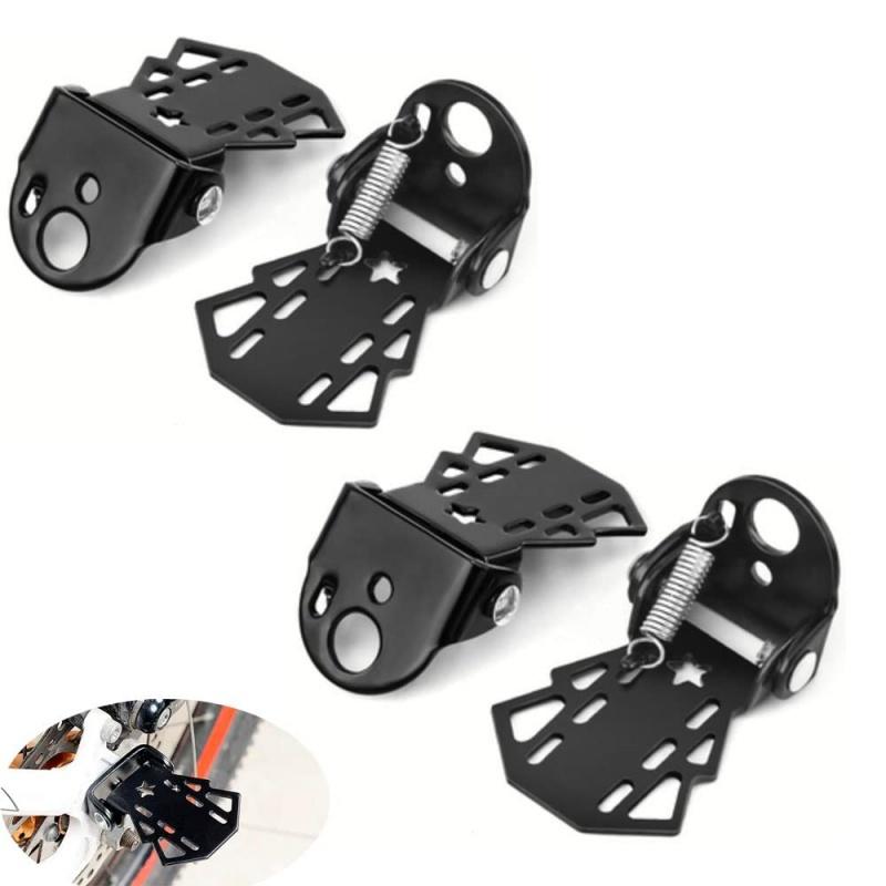 Universal Foldable Bike Rear Foot Pegs Bicycle Foot Rest Pedal Mountain Bike Passenger Footrest For MTB Rear Seat Accessories