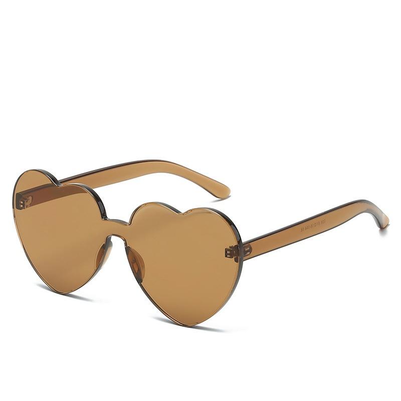 1 Pcs Trendy Heart Sunglasses Women Sun Glasses Retro Love Heart Shaped Glasses Ladies Shopping Sunglass