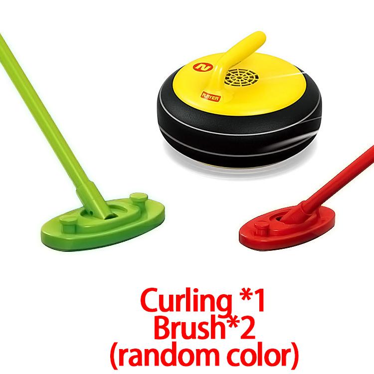 

Curling Game Toys Set Outdoor Indoor Sports Electric Suspended Curling Balls Light Shuttle Hockey Children s Toys for Boys Girls