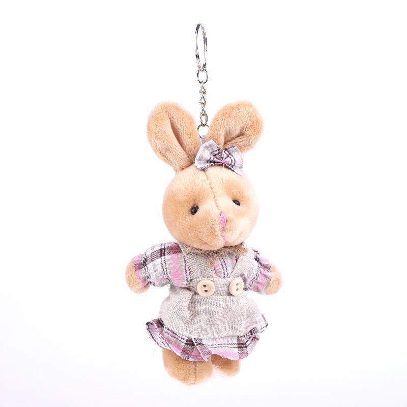 Κινούμενα Σχέδια Μικρή Αρκούδα Βελούδινη Κούκλα Μπρελόκ Χαριτωμένη Γεμιστή Κουνελάκι Κούκλα Μπρελόκ Ζευγάρι Κρεμαστό Τσάντας Διακόσμηση Κρεμαστή Σακιδίου Πλάτης Δώρα