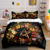 Floral Wreath With Wooden Star Kid'S And Adults' Bedroom Decor, Exquisite Three-Piece Bedding Set Gift