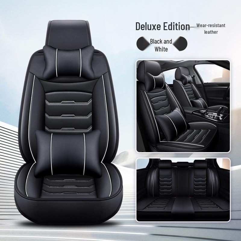 Universal Full Coverage Car Seat Cushion for Skoda Kodiaq, Octavia, Superb, Haorui - Four Seasons, Five-Seat