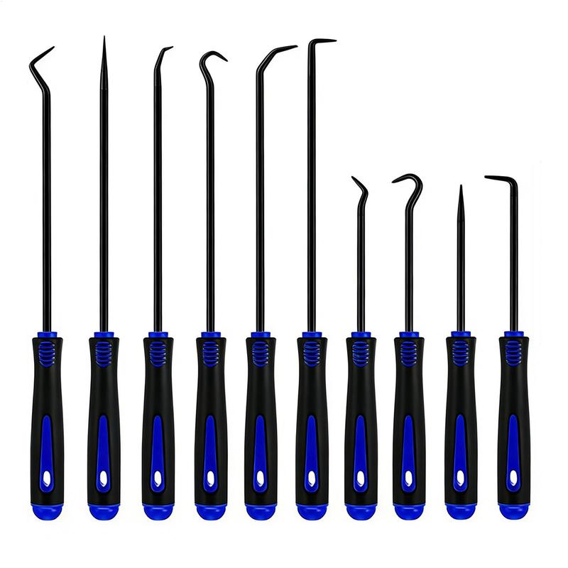 Hook Tool 10-Piece Maintenance Pick Tools Kit Maintenance Hook Kit for Automotive Mechanic Workshop Home Outdoor Industry Garage
