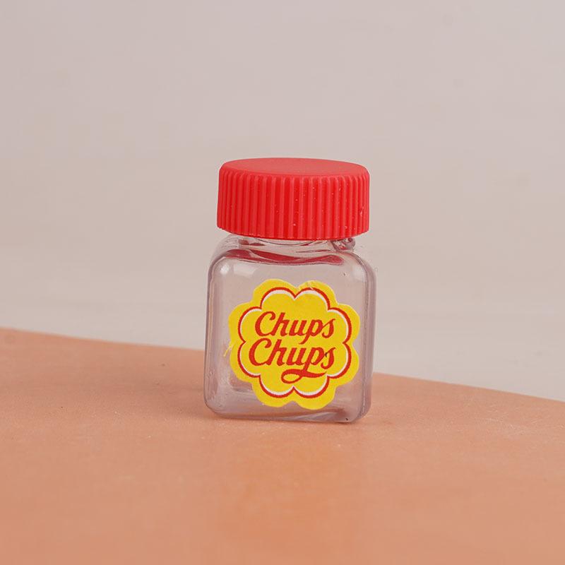 1/12 Dollhouse Kitchen Decorations, 10Pcs Miniature Empty Candy Jars, Simulation Snack Bottle Pretend Play Toys