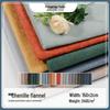 Chenille Solid Color Polyester Velvet Upholstery Fabric for Sofas & Throw Pillows