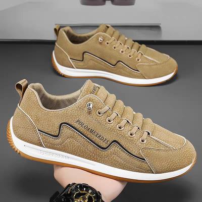 Autumn Men's Sports Shoes Breathable and Comfortable Casual Shoes Soft Sole Soft Surface Trendy Youth Running Shoes Men's Board Shoes