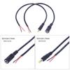 4017 Male/Female Plug To Open End Cable 4.0mmx1.7mm Plug Power Pigtails Cable for Computer Power Supply Repair