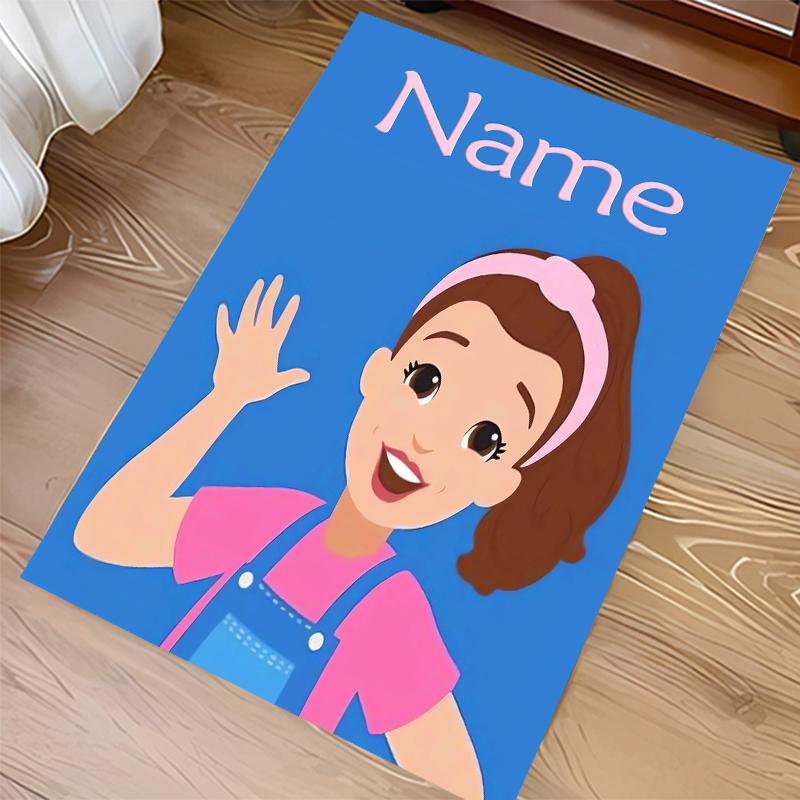 Custom personalization Ms. Rachel Print Area Rug - Soft, Washable Non-Slip Indoor Mat,Living Room,Home&Office Decorative Rug