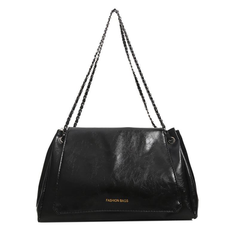 Retro Korean Style Handbag Pu Chain Crossbody For Daily Use