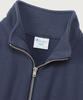 CHAMPION Reverse Weave Blu-Tack Regular Fit Fleece-Lined Half Zip-Up Dark Navy