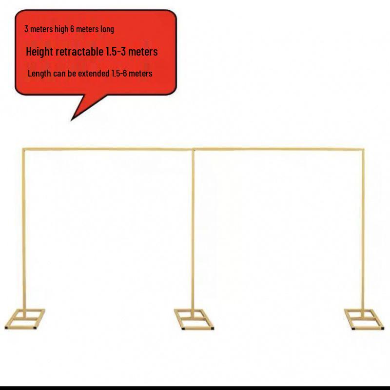 Telescopic Wedding Backdrop Stand: Stage Rack & Outdoor Decoration