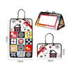 Aipinqi Baby Funhouse Mirror Cloth Book: Car Hanging Toy with Foldable Pendant for Back Seat