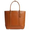 Metropolitan 32 Brand Logo Pendant Gold Hardware Leather Tote Bag Tote Bag Shopping Bag Handbag Large Men's Brown