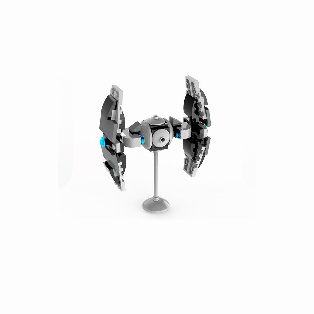 MOC Spaceship Sci-Fi Movie Series Building Blocks Turret Robot Tank Starship Cannon Weapon Model Assembly Bricks Toys