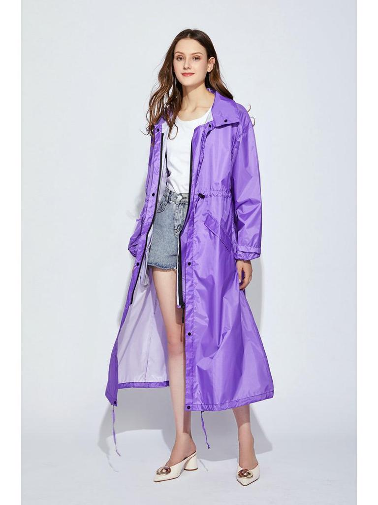 Cross-Border Waterproof Rainstorm-Proof Windbreaker Poncho for Adults - Single-Person Outdoor Hiking Fashion Raincoat
