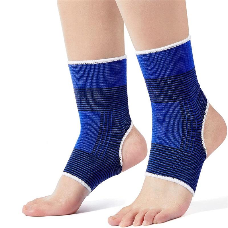 1 Pair Super Soft Ankle Support Protection Gym Running Protection Foot Bandage Elastic Ankle Brace Guard Sport Fitness Support