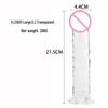 JiuXi Crystal Eggless Realistic Dildo - Large Size Adult Sex Toy for Women