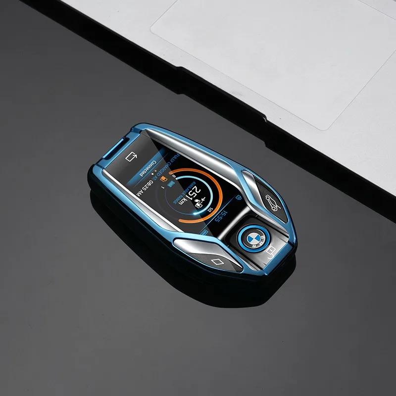 Hot 2025 Alloy New TPU Car Key Case Cover Shell Keychain For BMW 5 7 Series G11 G12 G30 G31 G32 I8 I12 I15 G01 G02 G05 G07 X3 X4