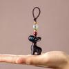 Sandalwood Deer Keychain & Phone Pendant - Cute Ornament for Men & Women