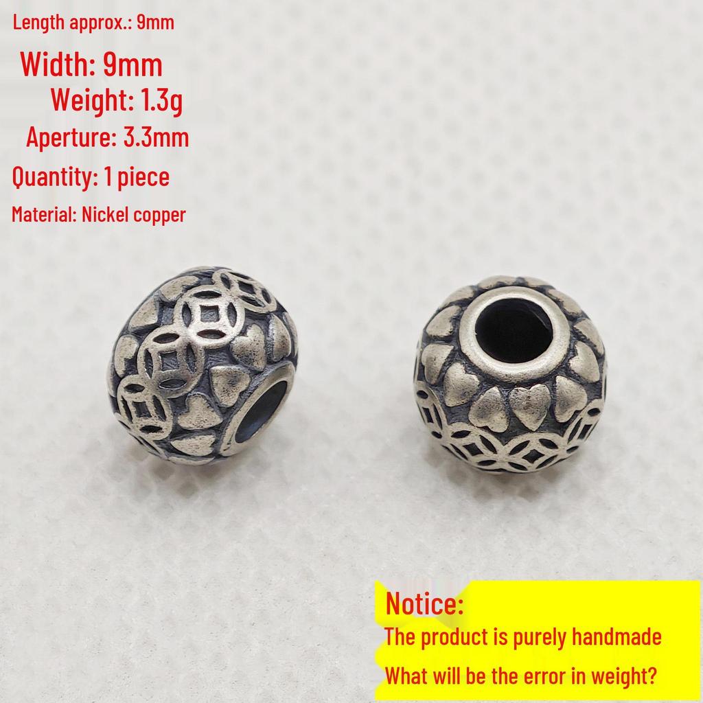 Legierung Sterlingsilber Blume Abstandshalter Perlen für DIY Schmuck Halskette, Armband oder Anhänger Zubehör
