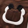 Baby Boys Clothing Set Autumn Winter Cartoon Thick Hooded Jacket Coat Pants 3Pc Suit for Kids Warm Outfits