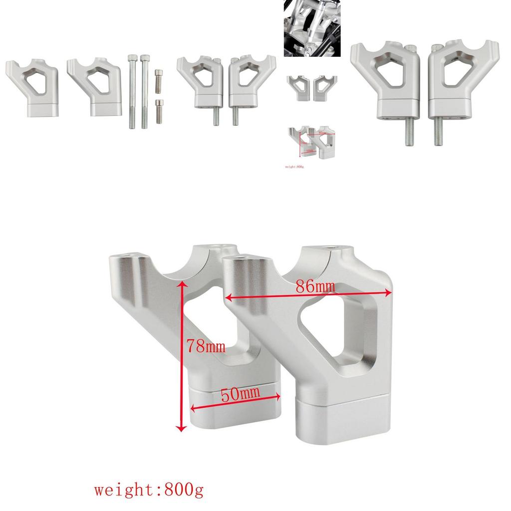 Durable Handlebar Riser Extension For Triumph Tiger 900 850 And Explorer 1200 Xrx