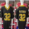 Maglia da Football NFL New Orleans Saints Lattimore 23 Brees 9 Mathieu 32 Misto Cotone Unisex Adulto Abbigliamento Sportivo