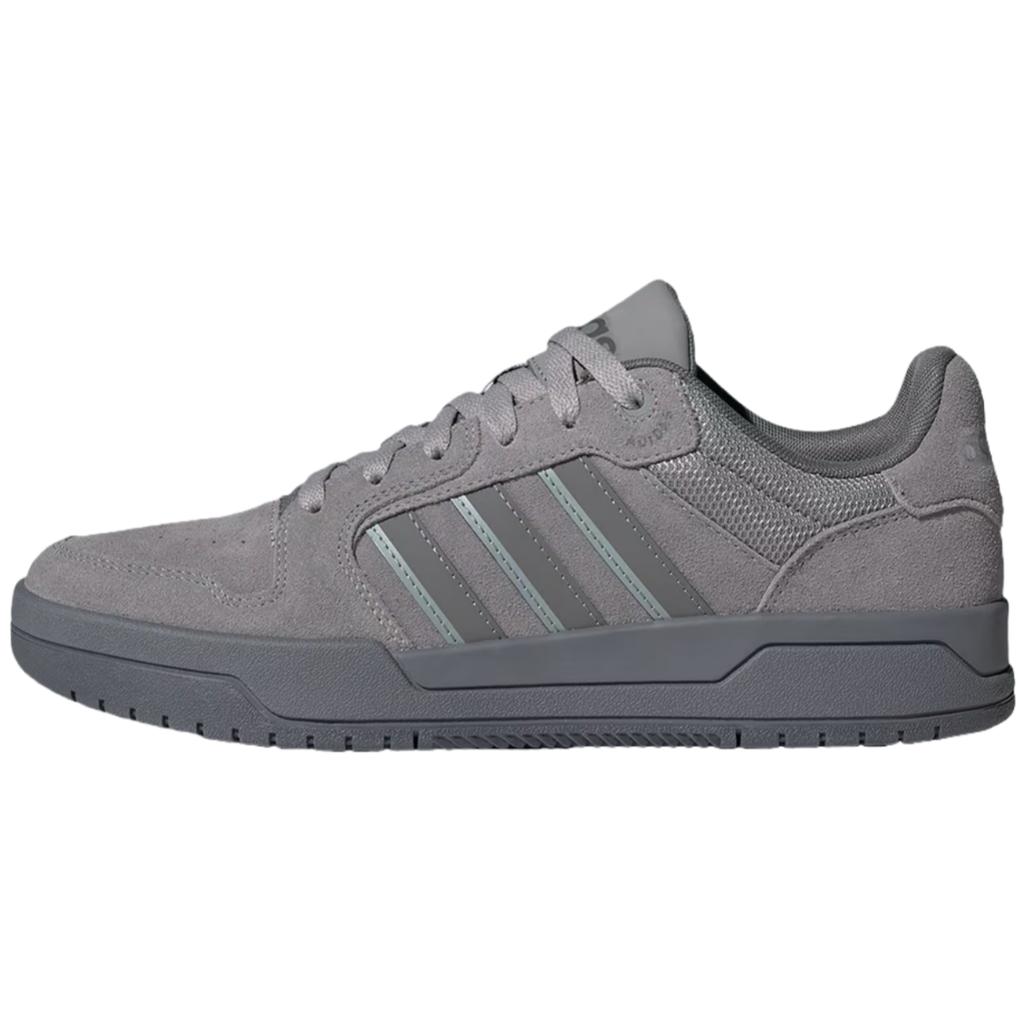 Adidas Entrap Fashion Comfortable Durable Low-Top Skate Shoes Unisex Sneakers Gray KI8456