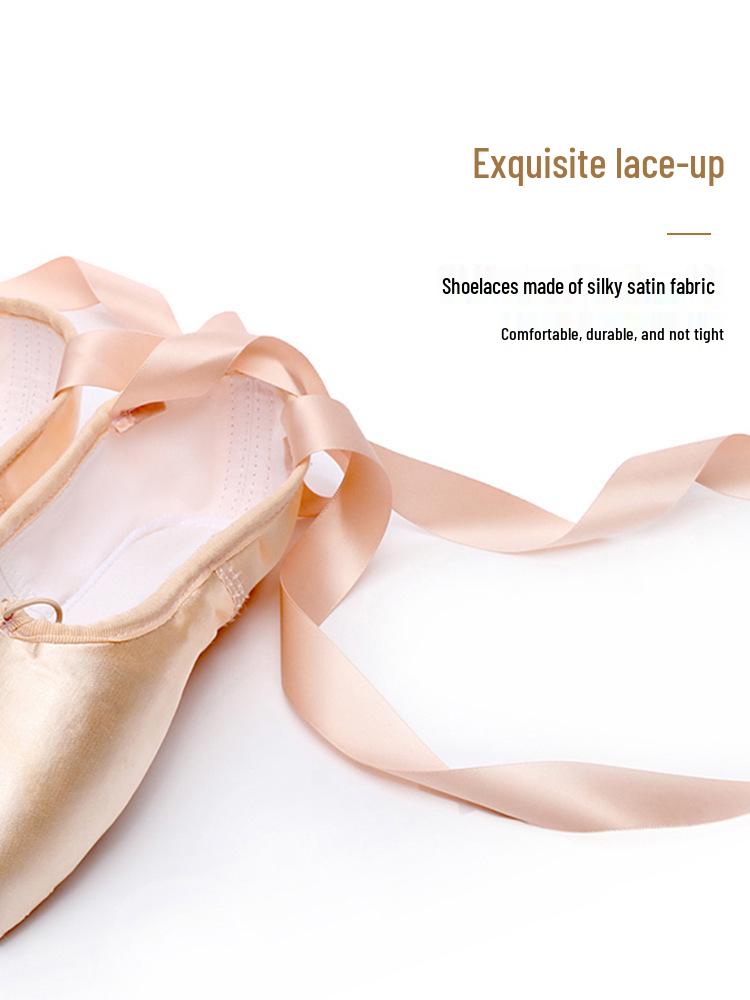 Beginner Youth & Adult Ballet Pointe Dance Shoes for Practice & Performance