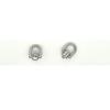 Zinc Alloy Ear Buckle Monk Head Ring with Nipple Stud for Phone Cases