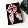 Printed Head Scarf Wholesale European and American Imitation Silk Square Scarf Fashion Geometric Plaid Square Scarf Women