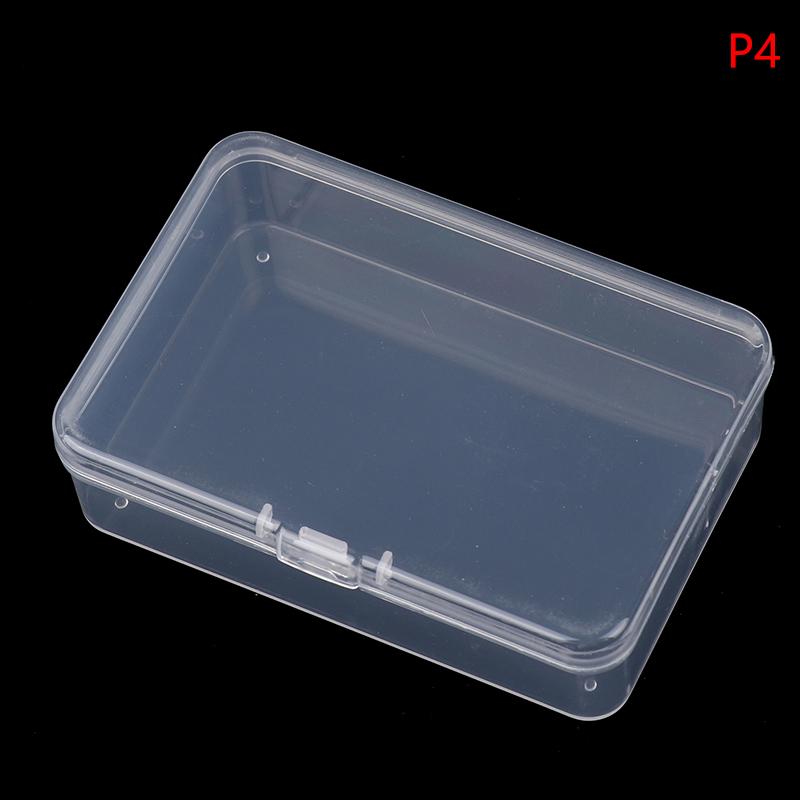 

Пылезащитный прочный прочный футляр для хранения ювелирных изделий, мини-пластиковая коробка, прямоугольная коробка, полупрозрачная коробка, упаковочная коробка, коробка для хранения