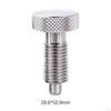 Hand Retractable Spring Plunger with Knurled Handle Quick Release Pins Portable Manual Extension
