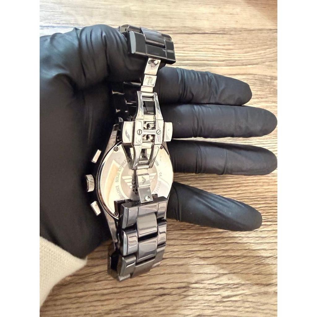 Used Beautiful item, final price reduction, Emporio ARMani AR1400 Ceramic Chronograph