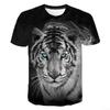 2020 New Tiger 3D T Shirt Men Women Children Summer Fashion Short Sleeve Printed Animal T-Shirt Cool Tops Tees Boy Girl Clothing