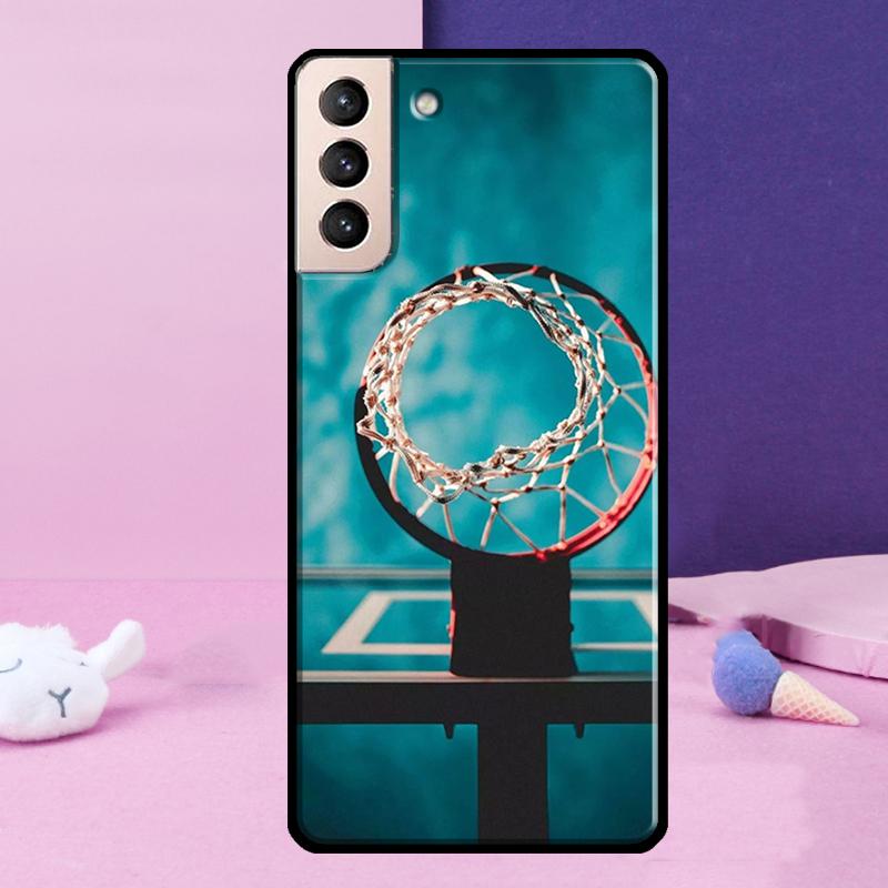 Basketball Sports Phone Case For Samsung Galaxy S25 Ultra S24 Ultra S9 S10 S20 S21 S22 Plus S23 S24 FE Cover