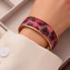 Creative Gradual Change Color Full Diamond Bright Open Bracelet Women Light Luxury Personality Advanced Sense Bracelet