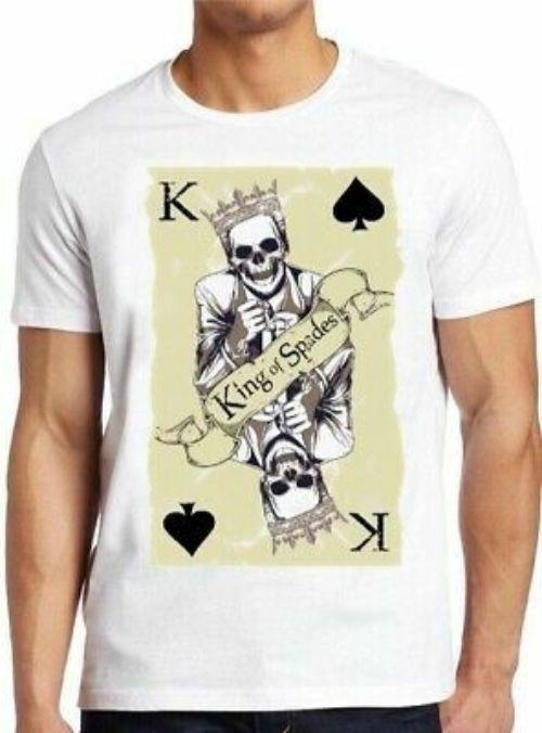 King Of Spades Graphics Present Skull Cool Gift Tee T Shirt M195 XXXXL