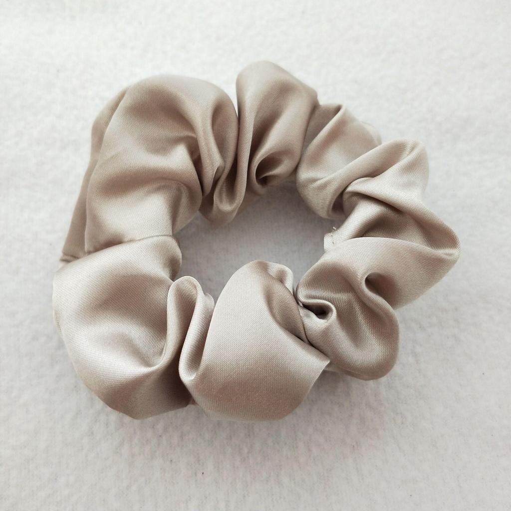 Satin Silk Hair Tie: High-End Women's Rubber Band for Elegant Buns