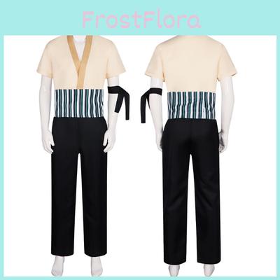Wersja z życia wzięta Kostium cosplay Zoro z filmu One Piece Zestaw kompletny do odgrywania ról