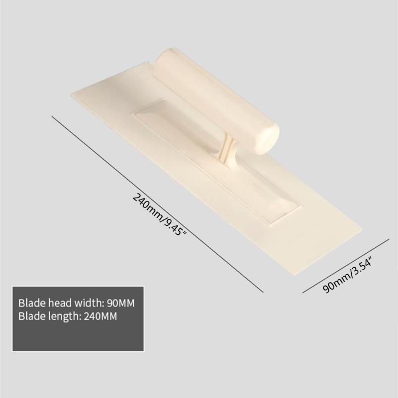 Putzkelle für Wandfliesen Bodenbelag Kunststoff Betonkelle Maurer Betonwerkzeuge Baukelle mit Griff