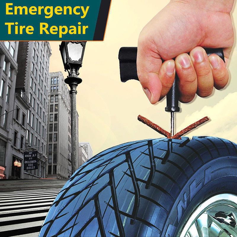 5Pcs Car Motorcycle Tyre Tubeless Seal Strip Plug Tire Puncture Repair Tool Kit