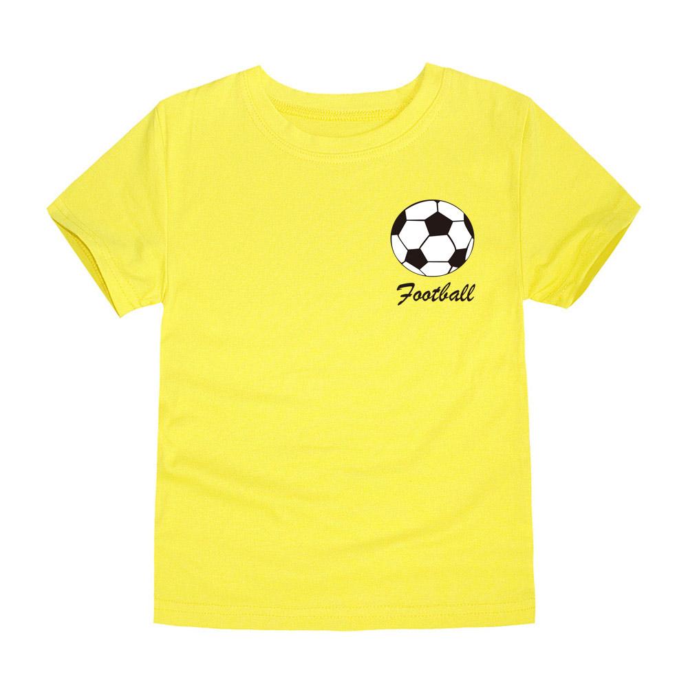 Boys Girls T Shirt Football for Kids Toddler 2 to 4 6 7 8 9 10 11 12 13 14 Years 100% Cotton Short Sleeve Tshirt Summer Clothes
