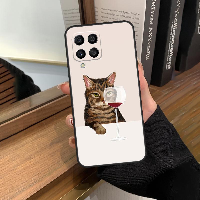 Lustige Katzen Kunst Hülle Für Samsung Galaxy M56 M16 M36 M33 M53 M13 M12 M32 M52 M20 M15 M55 M31 M14 M35 M34 M54