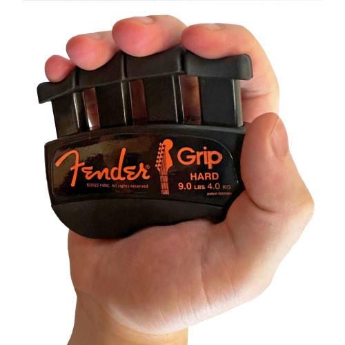 Fender GRIP Hand and Finger Exerciser (Extra Hard - 9 Lbs / 4 Kg) ? The Best Ergonomic Finger Strengthener To Improve Playing On All Stringed Instrume