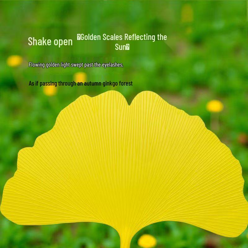 Durable High-Value Ginkgo Leaf Round Fan - Summer Essential for Students with Artistic Style