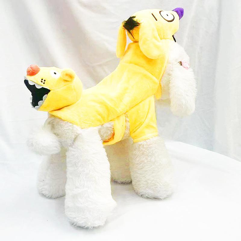 New Halloween Pet Costumes: Three-dimensional Double-head Transformation Outfits for Funny and Quirky Cats and Dogs