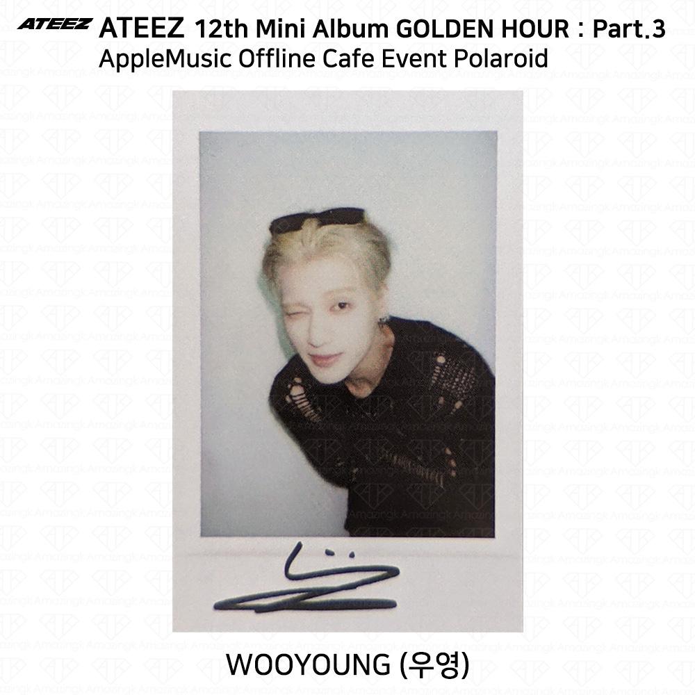 

ATEEZ 12-й Мініальбом Golden Hour Частина 3 Applemusic Офлайн Кафе Поляроїд KPOP